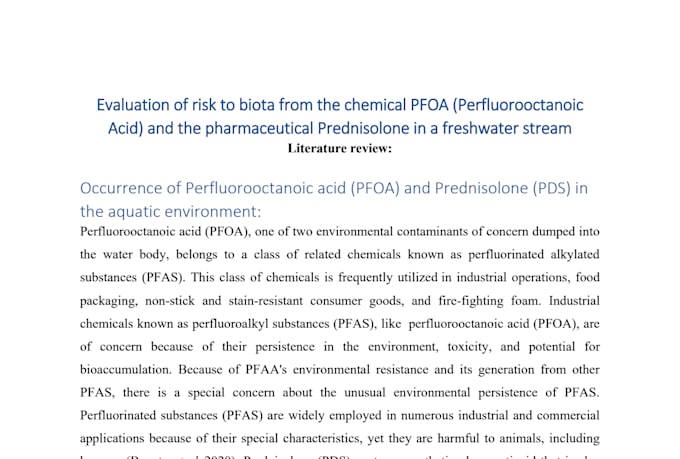 write environmental science articles and research critique